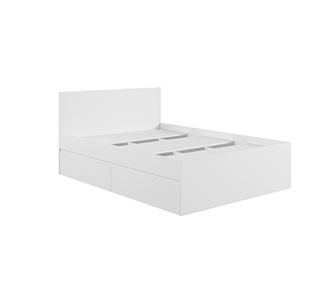 Кровать с ящ. К1.4М Мадера белый