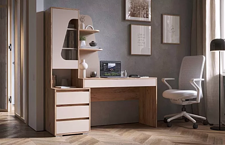 Стол Пифагор Дуб Вотан / Кашемир